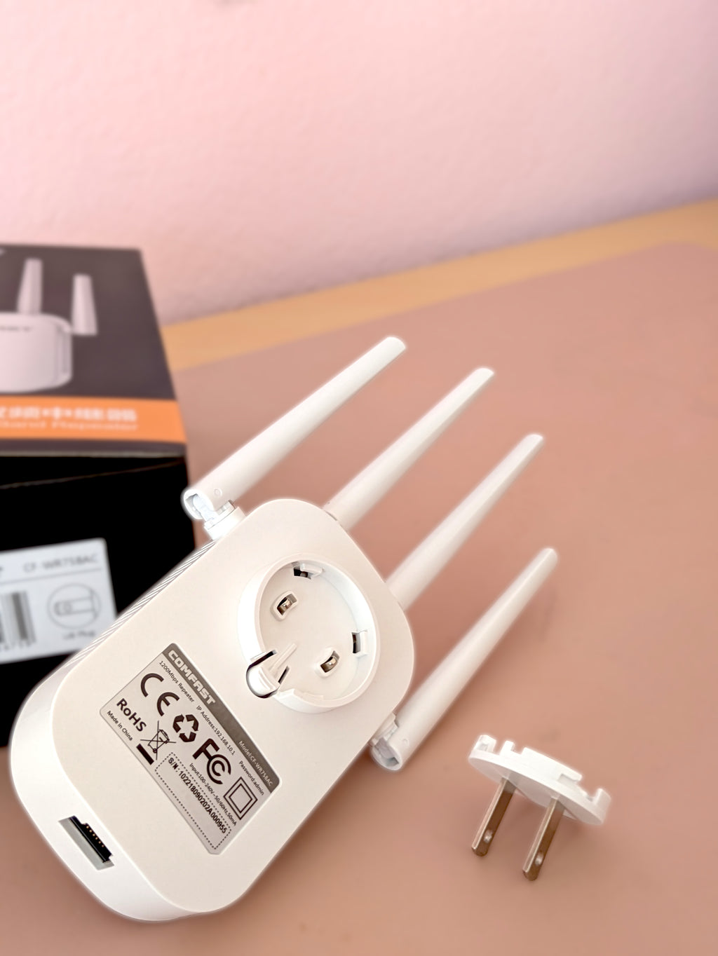 pcWRT CF-WR758AC Travel Router with WireGuard, OpenVPN and IKEv2