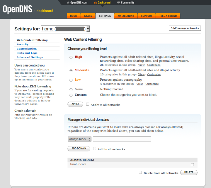 Opendns Login