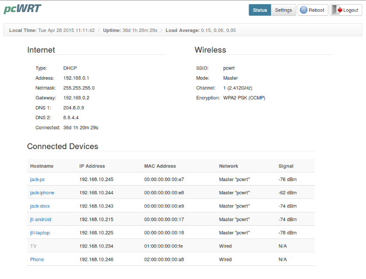 Hostname Dialog