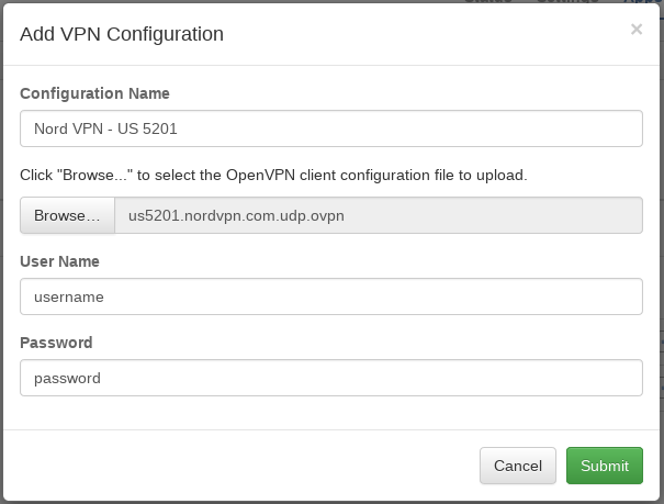 nordvpn download config